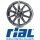 Rial Milano 6,5X15 4/100 ET38 Titanium