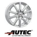 Autec Skandic 6X15 5/100 ET38 Brillantsilber