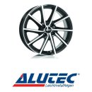 Alutec Singa 6X15 4/100 ET47 Diamant Schwarz Frontpoliert
