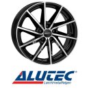 Alutec Singa 6X15 4/108 ET23 Diamant Schwarz Frontpoliert