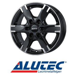 Alutec Titan 7,5X17 6/130 ET55 Diamant Schwarz Frontpoliert