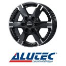 Alutec Titan 7,5X17 6/130 ET55 Diamant Schwarz Frontpoliert