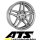 ATS Mizar 8X18 5/112 ET38 Polar-Silber