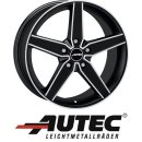 Autec Delano 8X18 5/112 ET45 Schwarz matt poliert