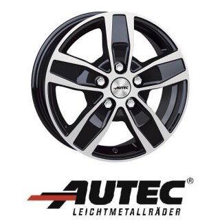 Autec Quantro 6X15 5/118 ET60 Schwarz poliert