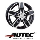 Autec Quantro 7X17 5/120 ET55 Schwarz poliert
