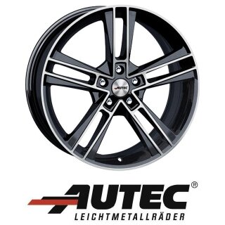 Autec Rias 8,5X20 5/108 ET45 Schwarz Metallic poliert