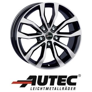 Autec Uteca 7,5X17 5/114,30 ET49 Schwarz poliert