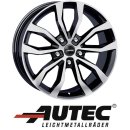 Autec Uteca 8,5X19 5/112 ET30 Schwarz poliert