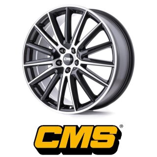 CMS C23 8X18 5/112 ET43 Diamond Black Gloss