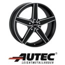 Autec Delano 7,5X17 5/112 ET45 Schwarz matt poliert