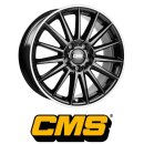 CMS C23 8X19 5/112 ET45 Diamond Rim Black