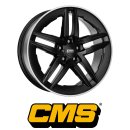 CMS C29 7,5X17 5/112 ET47 Diamond Rim Black