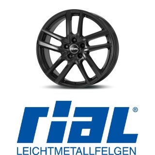 Rial Astorga 7,0X17 5/100 ET46 Diamant-Schwarz