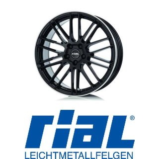 Rial Kibo 8X19 5/112 ET40 Diamant-Schwarz-Hornpoliert