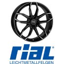 Rial Lucca 8X19 5/114,30 ET45 Diamant-Schwarz Frontpoliert