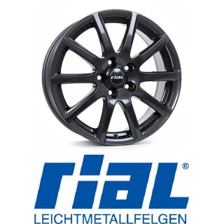 Rial Milano 6,5X15 5/110 ET38 Titanium