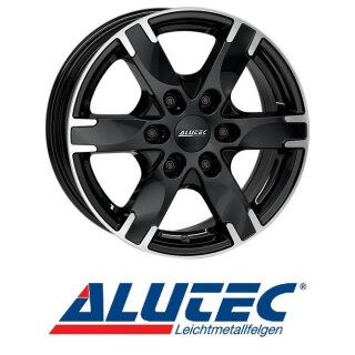 Alutec Titan 7,5X17 6/139,70 ET55 Diamant Schwarz Frontpoliert