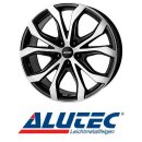 Alutec W10X 8X18 5/120 ET53 Racing Schwarz Frontpoliert