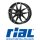 Rial Lucca 6,5X17 4/100 ET38 Diamant-Schwarz Frontpoliert