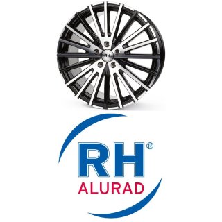 RH WM Flowforming 8X17 5/108 ET35 Schwarz Voll poliert