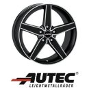 Autec Delano 8,5X20 5/108 ET45 Schwarz matt poliert
