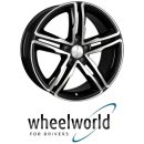 Wheelworld WH11 7,5X17 5/112 ET45 Schwarz Hochglanzpoliert