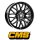 CMS C25 7X17 4/100 ET38 Diamond Rim Black