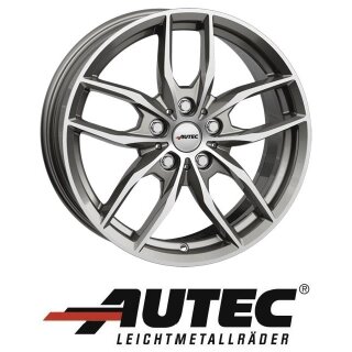 Autec Bavaris 7,5X17 5/112 ET52 Titansilber poliert
