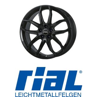 Rial Lucca 8X20 5/108 ET45 Diamant-Schwarz