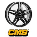 CMS C29 8X18 5/112 ET40 Diamond Rim Black