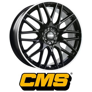CMS C25 8X19 5/114,30 ET45 Diamond Rim Black