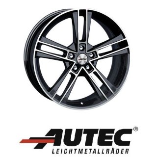 Autec Rias 8,5X20 5/120 ET40 Schwarz Metallic poliert