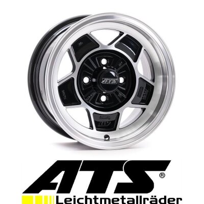 ATS Classic-ATS 7X13 4/100 ET20 Diamant-Schwarz Frontpoliert günstig ...