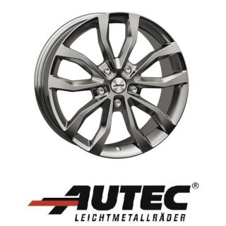 Autec Uteca 8,5X19 5/110 ET30 Titansilber