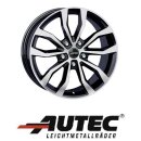 Autec Uteca 9X20 5/114,30 ET38 Schwarz poliert