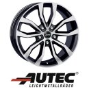 Autec Uteca 7,5X17 5/112 ET53 Schwarz poliert