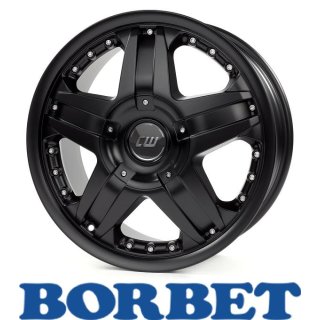 Borbet CWB 8,0X18 6/139,70 ET40 Black matt