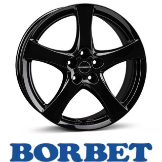 Borbet F 6,5X16 4/108 ET25 Black Glossy