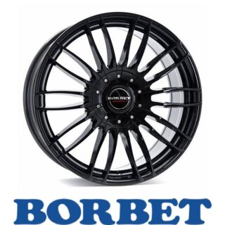 Borbet CW3 9,0X20 5/114,30 ET47 Black Glossy
