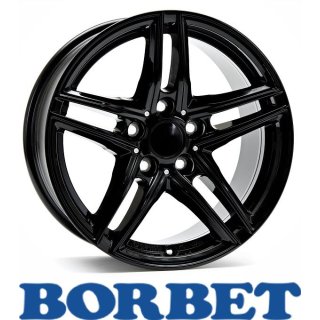 Borbet XR 7,5X16 5/112 ET40 Black Glossy