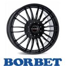 Borbet CW3 7,5X17 5/120 ET55 Black Glossy