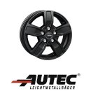 Autec Quantro 6X15 5/130 ET60 Schwarz matt