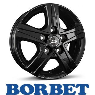 Borbet CWD 6,5X16 5/112 ET52 Black Glossy