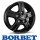 Borbet CWD 7,0X17 5/112 ET51 Black Glossy