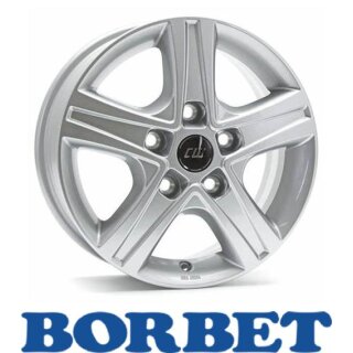 Borbet CWD 7,0X17 5/108 ET46 Crystal Silver