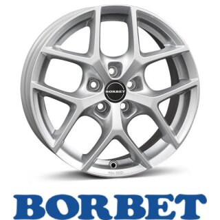 Borbet Y 7,5X17 5/114,30 ET40 Crystal Silver