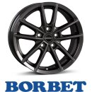 Borbet W 7,0X17 5/112 ET40 Mistral Anthracite Glossy