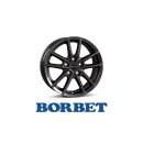 Borbet W 7,0X17 5/114,30 ET40 Mistral Anthracite Glossy