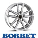 Borbet W 6,5X16 5/108 ET40 Crystal Silver